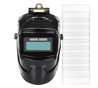 Welding Helmets Automatic Darkening, Welding Helmet, Car Darkening, Welding Protection Shield, Solar Powered Soldering Protection Shield for Factory Metal Processing