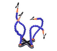 Welding Helping Hands - Solder Helping Hands Clamp Station | 4 Weapons Helping Hands Soldering Holder Tool, Aluminum Non Slip Base with Alligator Clips for Crafts, Repair, Tools