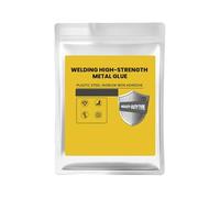 Welding High-Strength Metal Glue, Repair Glue, Powerful Pipe Leak Repair Sealant, Type Waterproof Sealant Mastic for Welding Steel, Aluminum, Metal, Plastic, Wood, Holes & Wall Crack (White, 160g)