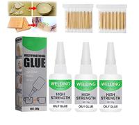 Welding High-strength Oily Glue, Jue Fish Glue, Jue Fish Welding High-Strength Oily Glue, Jue Fish Multifunctional Glue, All Purpose Super Glue Extra Strength (50ML-3PC)