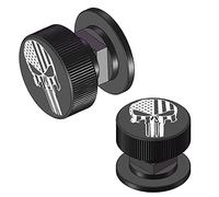 Welding Hood Helmet Pipeliner Fasteners -1Pair Black USA Flag Pattern Aluminum Helmet Pipeliner Headgear Replacement Parts Accessories Screws Flip Hood, Anti-Rust
