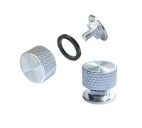 Welding Hood (Pipeliner) Helmet Fasteners-1 Pair Water Ripple Pattern Aluminum Helmet Pipeliner Headgear Replacement Parts Accessories Screws Flip Hood- Silver