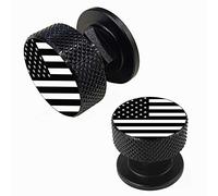 Welding Hood Pipeliner Helmet Fasteners-1Pair Black American USA Flag Pattern Aluminum Helmet Pipeliner Headgear Replacement Parts Accessories Screws Flip Hood, Anti-Rust and Durable (Black-zw) 2