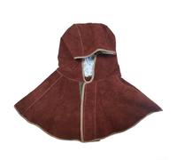Welding Hood Protector Cap Made of Cowhide Leather Perfectly Suited for Industrial Applications (Brown)