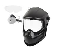 Welding Hood - UV Resistant Face Protector - Full UV Protection Dust-Proof Large Viewing Welding Cover for ARC Cutting Pipeline MIG Metal Work Automotive Industrial Construction