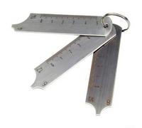 Welding Inspection Gauge, Three Piece Key Measuring Fillet Gages, For Accurate Fillet Measurement Tasks,Stainless Steel