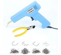 Welding Kit 50W Plastic Welding Staples Machine Kit, Plastic Welder Gun, 200/1000Pcs Hot Stapler Kit, Car Bumper Repair Tool Hot Staples Welder Tool(1000Pcs NO Box)