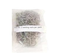 Welding Kit Auto Plastic Bumper Hole Crack Repair Welding Nail Plastic Welding Machine Welding Wire Nail Plastic Parts Hot Staples Welder Tool(Number Two Nail)