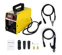 Welding Machine, 225A Mini Portable MMA Arc Welder 110V, Stick Welder with Ground Clamp Welding Tools, IGBT Inverter Welder with LCD Display and Hot Start Arc Force Anti-Stick