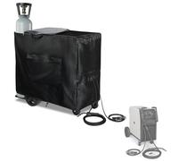 Welding Machine Cover with Zipper,Heavy Duty 600D Waterproof Welding Cart Cover,Welder Covers for Welder Models TIG/MIG 240/230/MP250i/252/255.(40''L*16''W*32''H)