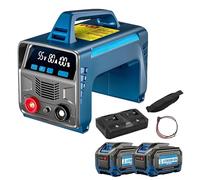 Welding Machine, Portable Cordless MMA ARC Stick Welder with Hot Start, Arc Force, Anti-Stick, Digital LED Display, IGBT Inverter, Battery Powered for Industrial and DIY