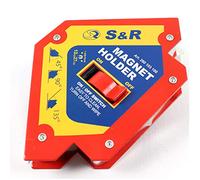 Welding magnet with on/off switch, Switchable angle magnet, Multi angle, 45°,90°,135°; 4-3/4' x 4-3/4' x 1'; 12cmX12cmX3cm.