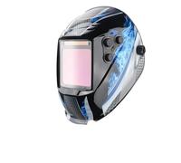 Welding Mask 1/1/1/1 Auto Darkening Helmet 100x97mm Large View TRUE Color 4 Sensors for MIG MAG MMA Welder Machine(POP 3 Q109-1)