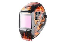 Welding Mask 1/1/1/1 Auto Darkening Helmet 100x97mm Large View True Color 4 Sensors for MIG MAG MMA Welder Machine(POP 3 Q109-4)