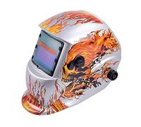 Welding Mask, Auto Darkening Electric Welding Helmet Adjustable Lens Multicolor Hard Box Packaging(Style a)