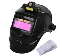 Welding Mask Auto Darkening, Solar Powered Automatic Welding Helmet with 10 Auto Darkening Filter and Removable Headlight, Adjustable Shade Welders Mask for TIG, MIG, Arc Weld Grinding