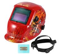 Welding Mask, Auto Darkening Welding Helmet, Solar Powered Welding Mask with 5 PCS Replacement Lens Films, Adjustable Shade 9-13 for TIG MIG Arc Welding & Grinding, Welding Helmets