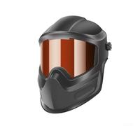Welding Mask with Protective Lens and Adjustable Headband for Maximum Safety (brown lens)