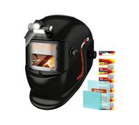 Welding Masque Auto Darkening,Adjustable Head Shield with Light - Weld Headgear | for Job Site Automotive Repair Maintenance Fabrication Construction Workshop Garage
