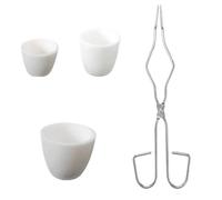 Welding Melting Casting Crucible Tong, Quartz Melting Crucible, Alumina Moulds for Jewelry Making(Gray)
