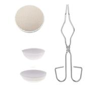 Welding Melting Casting Crucible Tong, Quartz Melting Crucible, Alumina Moulds for Jewelry Making(Pink)