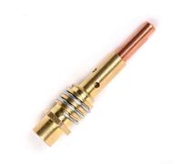 Welding Nozzle Guard MB15 Kit 12 pcs Shroud Tips 0.8mm M6x25mm Tip Holder Copper Chrome Zirconium for 14AK 15AK MIG Torch Use (0.8mm)