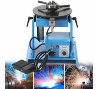 Welding Positioner Turntable Machine, Portable Rotating Design, Adjustable Speed 2-20 RPM, 180 mm for Precision Welding Tasks