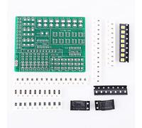 Welding Practice Board,SMD SMT Component Welding Soldering Kit for Experiments Resitor Diode