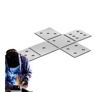 Welding Practice Kit - Metal Welding Training Kit, Steel Dice Welding Set | Square Steel Plates with Accessories, Tools for Beginners, Skilled Practice