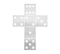 Welding Practice Kit with 6 Mild Steel Square Coupons for MIG for TIG for MMA Training, DIY Dice for Cube Project for Beginners