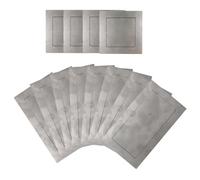 Welding Practice Sheet - 12x Welding Plates, Stick Weldings Starter Iron Coupons, Metal Practice Tool for Learning Weldings Techniques, Durable Training Plates for Students Hobbyists We lding Skill Bu