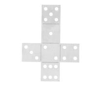 Welding Practice Tool 316 Stainless Steel Cube Dice Welding Coupons for Beginners MIG TIG Stick Arc Welding Techniques 1.65 Inch Side Length Durable Portable Multifunctional