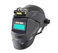 Welding Protection, Automatic Welding Helmet Solar Powered Auto Darkening Hood with Adjustable Shade Range 4/9-13 for Mig Tig Arc Welder Mask(Bx Headlightx 2 Film)