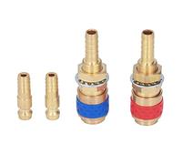 Welding Quick Connector Water Cooled Gas Adapter M8 Brass Fitting Hose for TIG MIG