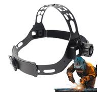 Welding Replacement Headgear - Welder Mask Adjustable Headband |Material Welding Headgear | Helmet Headband for Square Hole | Darkening Welding Helmet Accessories, Black and White