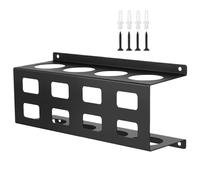 Welding Rod , Wall Mounted Storage Rack with 4 Slots, TIG Cored Wire Holder, Solder Rod Dispenser for the Workshop, Robust Steel Tool Arrangement for Garage Repair Workshop
