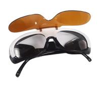 Welding Safety Glasses - Stops Arc Eye Flash Radiation, Auto Darkening Smart Goggles, 16x5.5cm Compact Lens + 12.5cm Temples, High ABS Resin Eyewear - For Mig Tig Grinding & Workshops