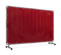 Welding Screen With Frame 240 x 180 cm - Welding Accessories by Stamos Germany Red