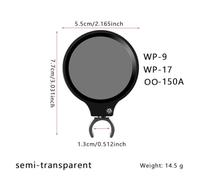 Welding Shading Lens with Self-Locking Handle for Industrial Use, Clip-On Eye Protection, 360° Rotatable Snap-On Design, Clear Vision for Enhanced Operational Control, PVC Material