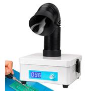 Welding Smoke Absorber with LED Display, Portable Fume Extractor, Universal Adjustment Soft Pipe, 3-Layer Filtration for Soldering DIY Station