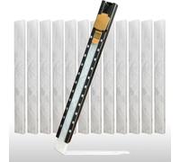 Welding Soapstone Marker Holder with 20 Flat Refills for Clear Marks That Brush Off Easily from Metal (A)