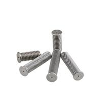 Welding Stud Screws, 50-100pcs/lot M6/M8/M10*L Stainless Steel Spot Welding Screws Nail Stud Weld Studs(M8x16 (50PCS))