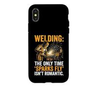Welding- The Only Time Sparks Fly Isn't Romantic Vintage Art Case for iPhone X/XS