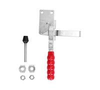 Welding Toggle Clamp Hold Down Bench Clamps, Quick Release Tool with 749.6lb Holding Capacity, Heavy Duty Iron and Plastic Construction for Metal Plates, Circuit Boards, Machine Op