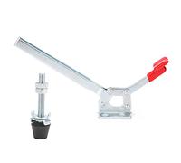 Welding Toggle Clamp Horizontal Fixture Quick Release Hand Tool, 250kg Holding Force, Anti - Rust Surface - Ergonomic Design, Durable Cast Iron Alloy, Ideal for Workshop and