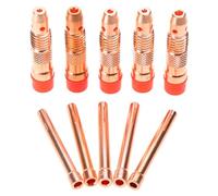 Welding Tools Accessories TIG Inverter-DC Welding Machine Welder-Equipment 1.6mm/2.0mm/2.4mm/3.0mm/3.2mm Tungsten-Collet Torch Tips Set Holder Accessories Kit Victors Nozzle and Tips