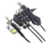 Welding Tools and Accessories 2 in 1 8898 Soldering Station,750W LCD Display Rework Welding Station,for Cell-Phone Repair Solder Tools Tin, Repairing Tool (Color : 8898 Kit 1)
