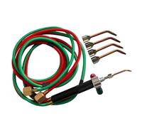 Welding Torch with 5 Tips for Oxygen Cylinders and Hoses, Mini Gas Little Torch Portable Jewelry Repairing Torch Kit, Mini Oxygen Acetylene Welding Torch for Jewelry Repairing and Microbonding Work