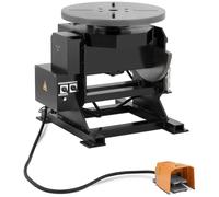 Welding Turntable 500 kg Table Inclination -45° 90° Foot Pedal - Welding Accessories by MSW Black