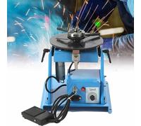 Welding Turntable Positioner with Foot Switch, Light Duty Rotary Table for Easy Control in Cutting Assembly, Adjustable and Durable Design